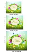 1pc Easter Wreath & Egg Pattern, Warm Family Atmosphere, Silicone, Non-Slip, Suitable For Washing Machine Cover, Dryer Cover, Coffee Machine Mat, Kitchen Counter Mat, Multi-Purpose Household Mat - Multicolor - View 10