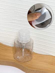 200ml Japanese Nail Polish Remover Liquid, Alcohol Refillable Dispenser Bottle, Makeup Remover Water Refill Container, Nail Care Tool - Multicolor - View 2