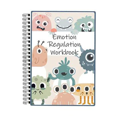 Emotion Regulation Workbook, Social-Emotional Learning, Psychological Therapy For Anxiety, Anger, Joy, Planning, Emotion Management, Therapeutic Exercises, Self-Regulation, Soothing Corner, Nervous System Regulation, Calming Techniques, Emotion Regulation Tools, Structured Exercises, Guidance Activities, Well-Organized Content, Professional Design, Mental Health Resources, Coping Skills Workbook, ADHD Support