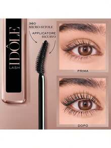 Lancôme 兰蔻 Lash Idole 睫毛膏 #01 黑色 8ml/0.27 盎司 | 提拉丰盈配方 | 24小时防汗防晕染 | 持久不结块，不掉屑 | 精准刷头，根根分明 - # 01 Glossy Black - 查看 4