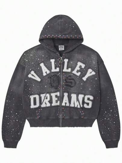 Spring And Autumn 2026 3d Men's And Women's Hip Hop Y2k Street Dark Punk Hoodie Teen Oversized Sweatshirt Casual Zipper Sweater Men's Hoodie