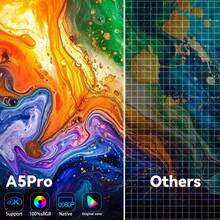 2026 Flagship DONGYING A5Pro Android 12 Smart Projector, Supports 4K And 1080P Native Resolution, 400 ANSI Lumens Home Cinema Projector, 7-Inch Touch Screen, WiFi 6, Compatible With Android TV, Full HD Movie Projector, Suitable For Gaming, Computers, Smartphones - White - View 7