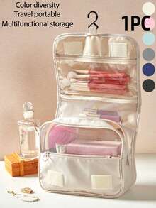 1 chiếc túi đựng mỹ phẩm dung tích lớn, túi đựng đồ vệ sinh cá nhân, túi đựng đồ trang điểm, túi xách tay, túi nhẹ dùng khi đi du lịch và ở nhà, đồ dùng cần thiết khi đi du lịch, túi đựng trang sức, túi đựng son dưỡng môi, túi đựng sơn móng tay, túi đựng đồ trang điểm. - Túi móc - Xem 17