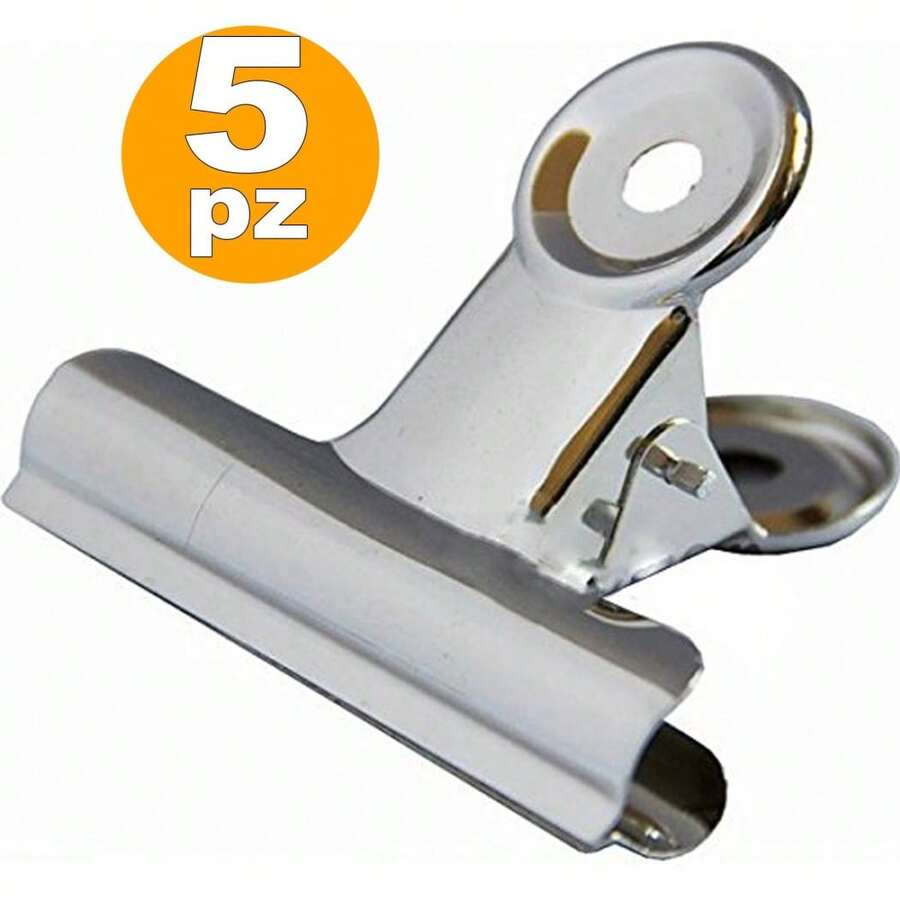 OISE ART STORE Pinze Pinza 7,5cm Molletta Blocca Documenti Carta Clip Chiudi Sacchetto Alimenti - - Multicolore - Visualizzare 1