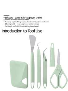 5pcs Vinyl Cutting Tools DIY Silhouette Embossing Carving Craft Tools Set - Fresh and Simple Style - View 2