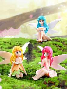 3pcs Miniature Plastic Garden Decor, Cake Decorations, Resin Crafts Inserts - Fairy Garden, Outdoor Potted Plant Decor, Suitable For Yard, Lawn, Balcony, Outdoor Garden Decoration, Gift For Family, Friends, Teachers, Students - Garden Ornaments - View 8