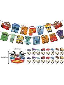 Hình ảnh nhân vật hoạt hình Anime dễ thương, trang trí tiệc sinh nhật chủ đề ô tô: LightningMcQueen, Sally, Mater, Ramone, Luigi, The King, Sarge Fillmore, Mack. Bộ đồ dùng tự làm cosplay, trang trí tiệc theo chủ đề lễ hội, banner, phụ kiện trang trí bánh, quà tặng nhỏ, đồ thủ công mỹ nghệ. - Nhiều màu - Xem 10