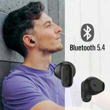 Edifier X1 Lite True Wireless Earbuds Bluetooth 5.4 Earphones with 26 Hours Playtime Sine Mic AI for Clear Calls IP54 Sweat Resistant Low Latency Headphones Supports Fast Charging - Black - Negro - Ver 6