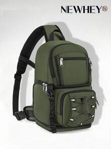 NEWHEY Camera Bag, DSLR/SLR/Mirrorless Cameras Case Small Waterproof Camera Sling Bag Crossbody Bags For Photographers With Tripod Holder Compatible With Canon/Nikon/ - Multicolor - View 10