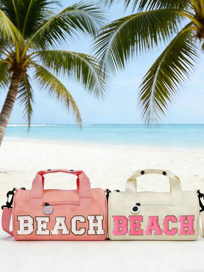 Bolsa esportiva feminina com bordado "Bech", ideal para academia, transversal, com alça de ombro e bordado. Perfeita para o Dia dos Namorados, Dia das Mães, como bolsa de ginástica, bolsa de viagem, ideal para viagens, esportes ou como presente de aniversário/Dia dos Namorados e presente de Ramadã.