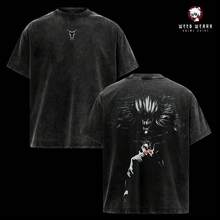 Okkotsu Yuta Shirt –  Washed Vintage T-Shirt, Rika's Curse Graphic, Dark Anime Tee, Retro Manga Menswear, Anime Lover Gift Top - màu đen - Xem 1