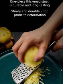 Dụng cụ bào rau củ quả bằng thép không gỉ, dụng cụ bào cà rốt và khoai tây, thớt, dụng cụ gọt vỏ phô mai nhà bếp, dụng cụ thái dưa. - Bạc - Xem 3