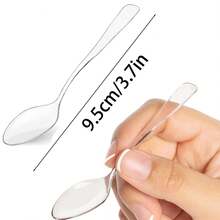 5/50pcs 5oz Dessert Cups With Spoons, Tiramisu Cups, Dessert Cups, Clear Plastic Parfait Cups, Round Appetizer Cups For Fruit, Pudding, Mousse, Ice Cream, Party, Wedding, Valentine's Day, New Year (Additional 5pcs Spoons Included) - Transparent 1 - View 15