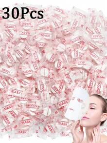 100/50/30/15pcs Portable Compressed Facial Cleansing Sheets - Beauty Salon Grade Non-Woven Compressed Cleansing Wipes - Multicolor - View 12