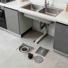 Stainless Steel Floor Drain Cover - High Flow Deodorization, Modern Electroplated Design, Suitable For Bathroom/Balcony/Kitchen, Ideal Choice For Home And Hotel, Perfect Holiday Gift For Bathroom Decor - Golden Classic - View 4