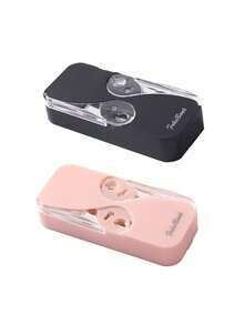 6pcs Portable Toothpick Holder, Automatic Pop-Up Toothpick Storage Box, Keeps Your Toothpicks Clean And Organized! This Convenient Portable Holder Is A Must-Have For Travel, Suitable For Beach Vacations, Summer Trips, And Back-To-School Season. - Multicolor - View 24