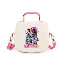 Kpop Demon Hunter Cartoon Anime Witch Girl Group Small PU Crossbody Bag, Fashion Print - Multicolor - View 12