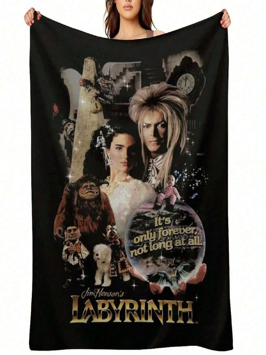 Northwest Nightmare Before Christmas Silk Touch Throw Blanket, 50 X 60, Terror Trio - 黑色 - 查看 1