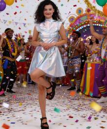 Women Outdoor Dress - Silver - View 1