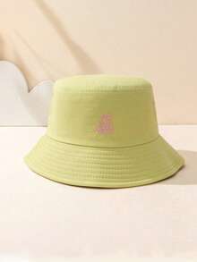 Mũ tai bèo thoáng khí, in chữ "No Bad Vibes" (Không có năng lượng tiêu cực) dành cho cả nam và nữ, thích hợp cho các hoạt động ngoài trời và che nắng. - đậu xanh - Xem 3