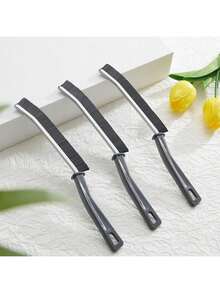 Bàn chải cọ khe hẹp lông cứng, thích hợp để làm sạch các không gian hẹp, khe hở phòng tắm, khe bồn rửa, rãnh cửa sổ, gạch và vòi nước, bàn chải làm sạch vữa, bàn chải cọ khe hở phòng tắm, dụng cụ cọ cọ khe hở đa chức năng. - Bộ cọ vệ sinh - Xem 2