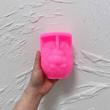 Flower Egg Rabbit Easter Decor Candle Silicone Mold Bunny Silicone Soy Wax Mould DIY Easter Home Decoration Rabbit Candle Mold - SZ679 - View 5