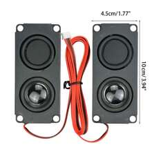 Altavoz estéreo portátil, 2 piezas, 10045 LED, 8Ohm, 5W, cuadrado, de 580MM de longitud RDTO - 1 - Ver 7