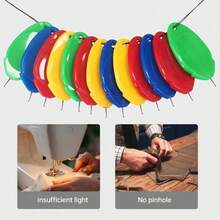 30件套缝纫机针及穿线器套装，简单快捷的自动穿线辅助工具，也适用于手工缝纫 - 彩色 - 查看 3