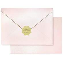 50pcs Pearl Envelopes Slight Shimmering Wedding Envelopes, 5.4 X 7.7 Inches Perfect For 5 X 7 Inch Wedding Invitation Cards Graduation Birthday Greeting Cards Thank You Cards (Pearl Blush Pink) - Hồng ngọc trai - Xem 1