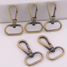 5 piezas de botones giratorios de metal | Ganchos giratorios con cierre de langosta para accesorios de costura DIY - Multicolor - Ver 9