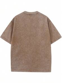 Disneyland 100 Percent Cotton, Four-Panel Cutie Tee – Adorable Cartoon Girl With Colorful Bows & Playful Expressions |  Graphic T-Shirt For Women |  Kawaii Streetwear Top, Made Of 100% Cotton High-Quality Fabric, Fine Needle Carding, Relaxed And Comfortable, Suitable For Both Men And Women, Suitable For Young Street Hipsters. - Coffee Brown - View 2