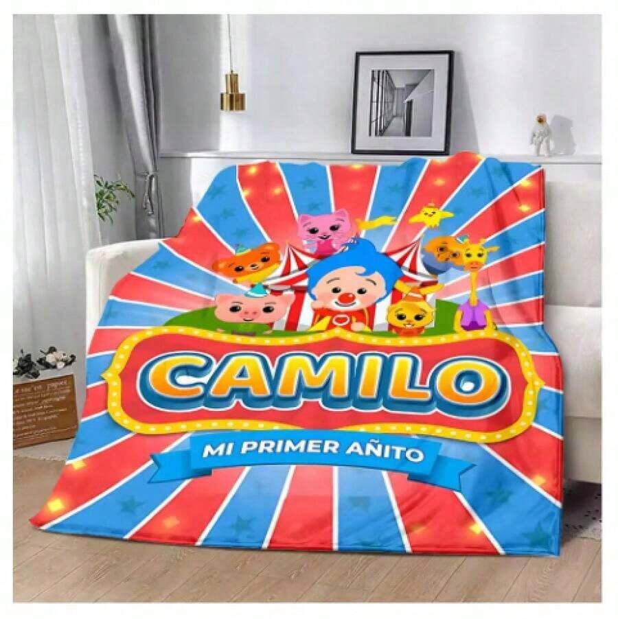 Cartoon P-Plim Plim Cute Blanket Plush Nap Sofa Rug For Living Room Warm Office Bedroom Birthday Home TravelGifts - 樣式 4 - 查看 1