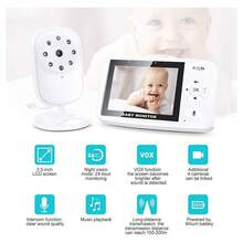 OISE ART STORE Baby Monitor Videocamera Schermo 3.5" Wireless Con Fotocamera Visione Notturna - - Multicolore - Visualizzare 3