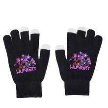 Kpop Demon Hunter Girl Group Student Gloves, Warm Touchscreen Gloves, Dopamine Print Knitted Gloves For Boys & Girls, Autumn/Winter - Multicolor - View 8
