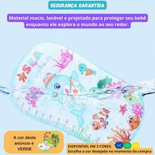 Baby Activity Mat With Musical Piano, Keyboard, And Interactive Rattles - Complete Deluxe Gym - 綠色 - 查看 3
