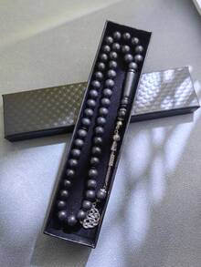 【开斋节限量版】礼盒装亚克力念珠 | 45颗10毫米光滑珠子 | 斋月每日祈祷念珠 - 彩色 - 查看 5