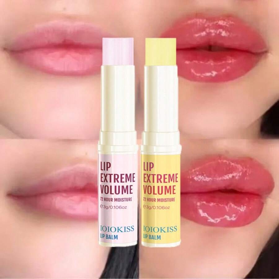 2支装 IOIOKISS 滋养润唇膏，深层滋润，丰盈柔滑双唇，72小时持续保湿，改善干燥、粗糙和细纹，令双唇饱满水润，焕发迷人光彩 - 2pcs豐唇唇膏 - 查看 1