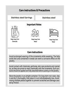1件装 时尚水钻不锈钢耳骨穿孔耳环 - 銀色 - 查看 5