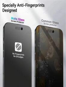 5片装磨砂哑光屏幕保护膜，兼容 17 Pro Max/17 Air/17/16 Pro/16/15 Pro Max/15/14/14 Plus/13/13 Mini/12/12 Mini/XS Max/XR/X/XS，全覆盖，防指纹，防刮花，防油污，触感顺滑 - 無色 - 查看 5