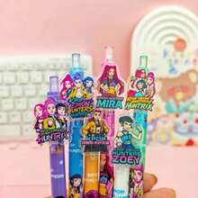 3/5/10pcs KPOP Ballpoint Pen Set, Push-Button Plastic Pens, DIY Ballpoint Pens, Office & School Supplies, Suitable For Valentine's Day, Mother's Day, Nurses' Day, Thanksgiving, Back To School, Creative Gifts For Daughters And Mothers, Wedding Party Signing Pens, Fine Writing Tools(Random Styles And Colors) - Sets - View 2