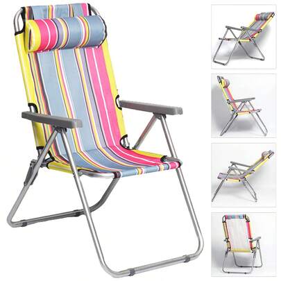 New Sun Lounger Padded Reclining Zero Gravity Deck Chair Recliner Glentilt