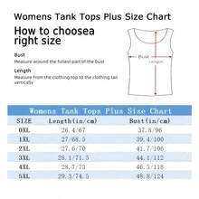 Plus Size Women Tank Top New England Football Helmet And Ball Print Sporty Design Fashion Style Casual Wear Comfortable Loose Fit With Elastic Fabric Breathable Lightweight For Everyday Outings Perfect Gift - 黑色 - 查看 6