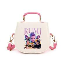 Kpop Demon Hunter Cartoon Anime Witch Girl Group Small PU Crossbody Bag, Fashion Print - Multicolor - View 9