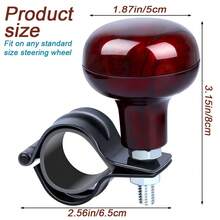 360 Degree Rotating Steering Wheel Knob, Suitable For Cars, UTVs, ATVs, Trucks, Tractors, Boats, Golf Carts (Black, Brown, Silver) - Multicolor - View 3