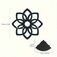 A Unique Wooden Corner Shelf - Multifunctional Wall-Mounted Display Rack, Suitable For Holding Plants And Crystals, No Hooks Needed, Fits For Decorating Living Room, Bedroom And Bathroom.