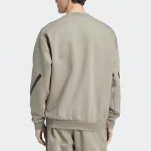 adidas Z.N.E.系列 SWEATSHIRT 舒適圓領輕薄衛衣 男款 土褐色 - 土褐色 - 查看 3