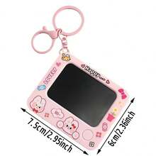 Mini Portable Handwriting Board, Mini Doodle Drawing Board Keychain, Suitable For Decorating Student Backpacks, Back To School Season, School Supplies, Office Supplies - Rectangle - View 3