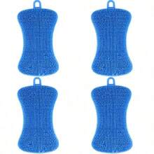 硅胶洗碗刷锅碗瓢盆清洁刷百洁布水果厨房清洁工具 - 多色 - 查看 11