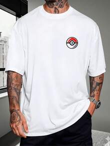 Men's 100% Cotton Washable T-Shirt With Sasuke Design, Printed, Comfortable And Breathable - 白色 - 查看 2