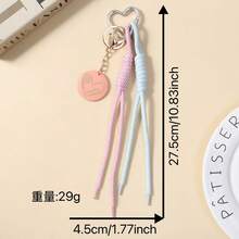 New Creative Mother's Day Keychain Mama Round Card Carving Love Tassel Creative Bag Pendant Wholesale - Multicolor - View 3